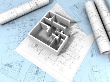 3d planı çizim