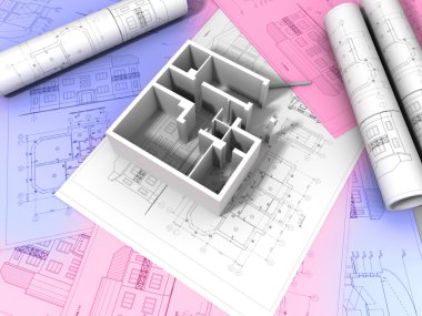 3d planı çizim