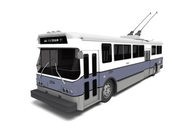 Trolleybus clipart