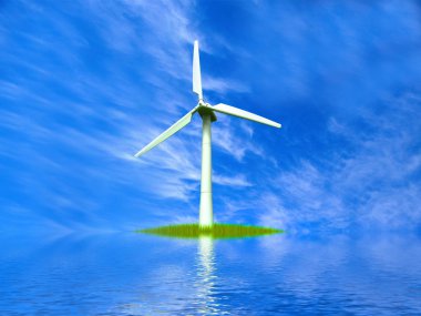 Rüzgar türbini çiftliği