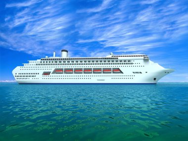 büyük okyanus liner yüksek deniz