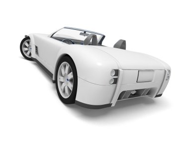 3D yapılan spor araba