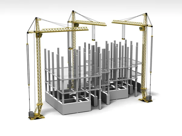 3D plan drawing — Stock Photo, Image