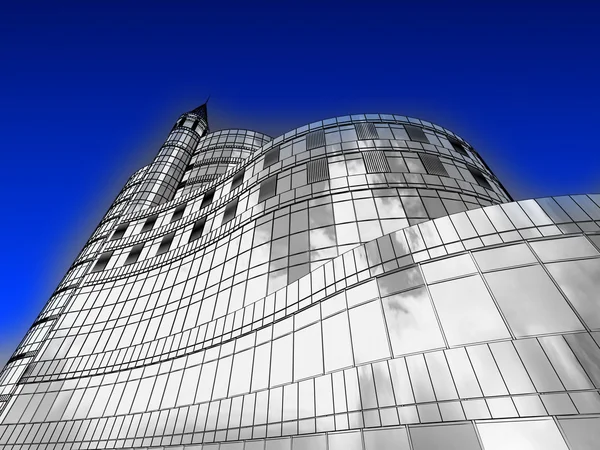 Firemní budovy v perspektivě — Stock fotografie