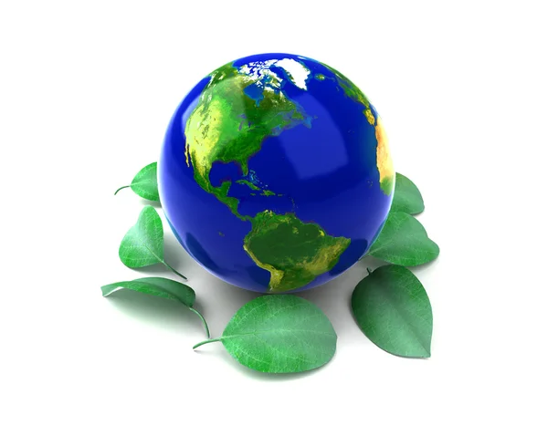 Planet Ecology icon — Stock Photo, Image