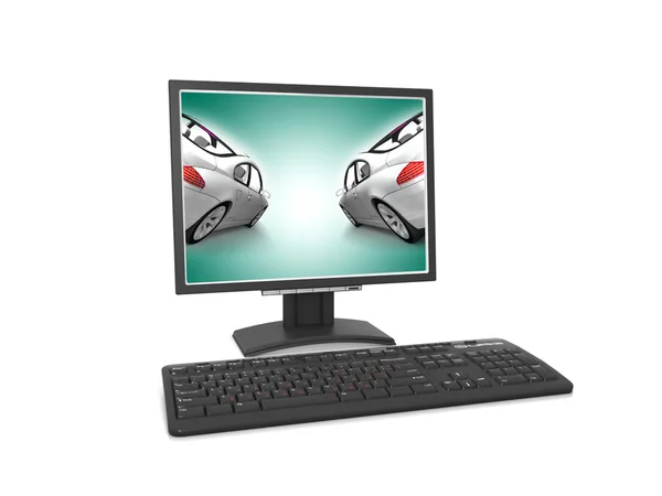 Modern számítógép — Stock Fotó