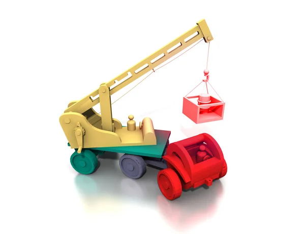 Toy crane — Stock Photo, Image