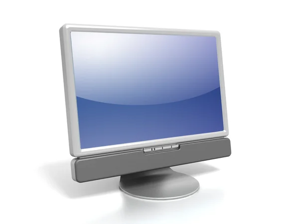 Flat monitor — Stock Photo, Image