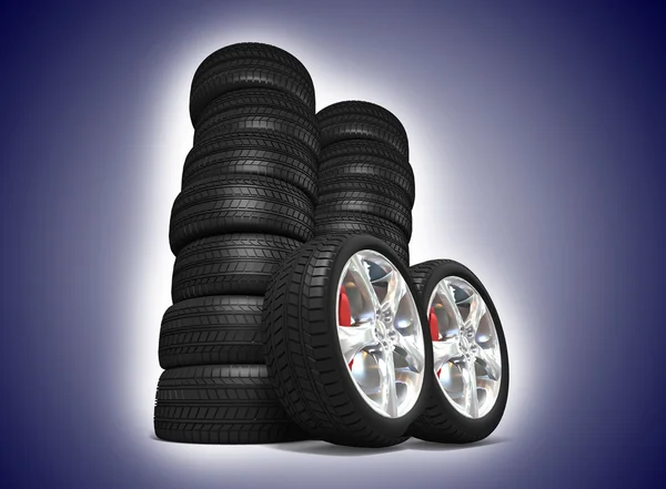 Tyres — Stock Photo, Image