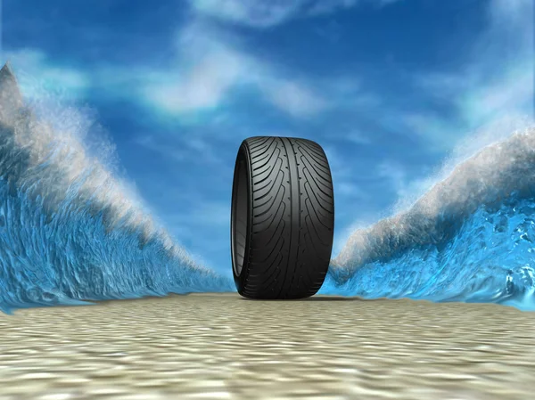 Sport tyre — Stock Photo, Image