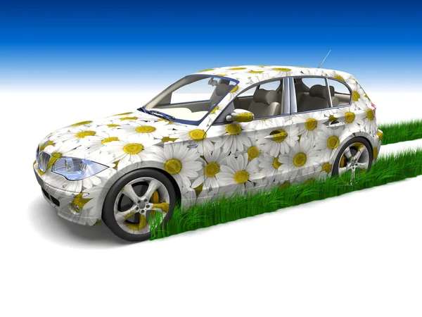 Ekologické auto — Stock fotografie