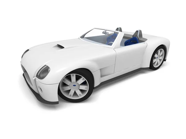 Спортивный автомобиль, сделанный в 3D — стоковое фото