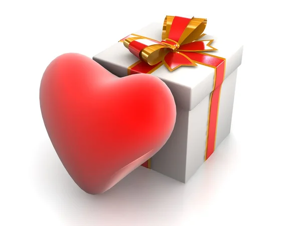 Gift from heart — Stock Photo, Image