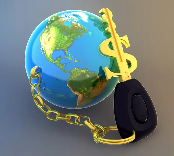 Global key — Stock Photo, Image