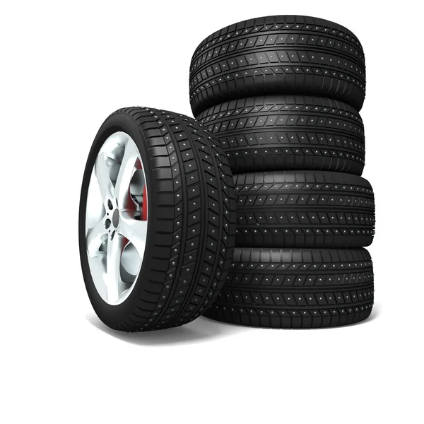 Neue Reifen — Stockfoto