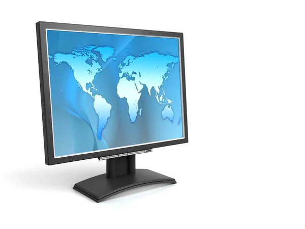 Flat Monitor — Stock Photo, Image