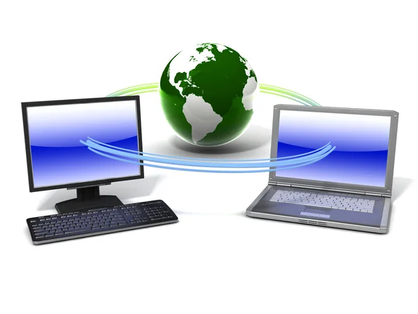 Global network the Internet — Stock Photo, Image