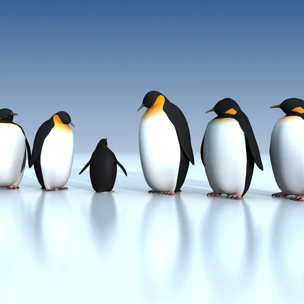 Spaßpinguine — Stockfoto