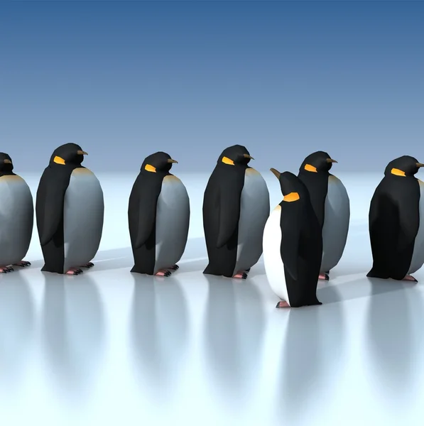 Spaßpinguine — Stockfoto