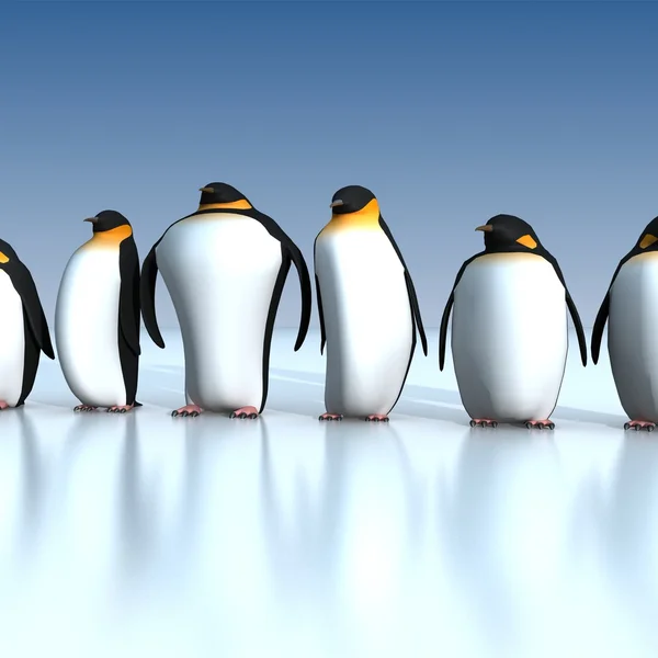 Pingüinos divertidos —  Fotos de Stock