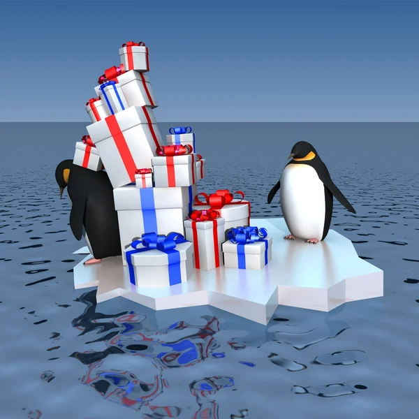 Fun penguins — Stock Photo, Image