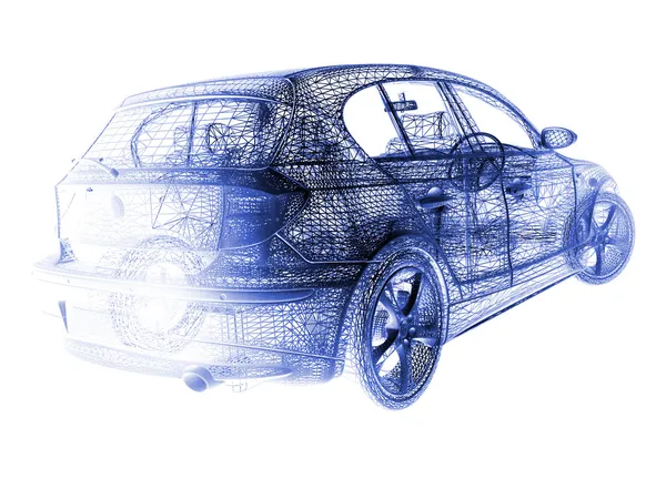 Модель автомобиля — стоковое фото