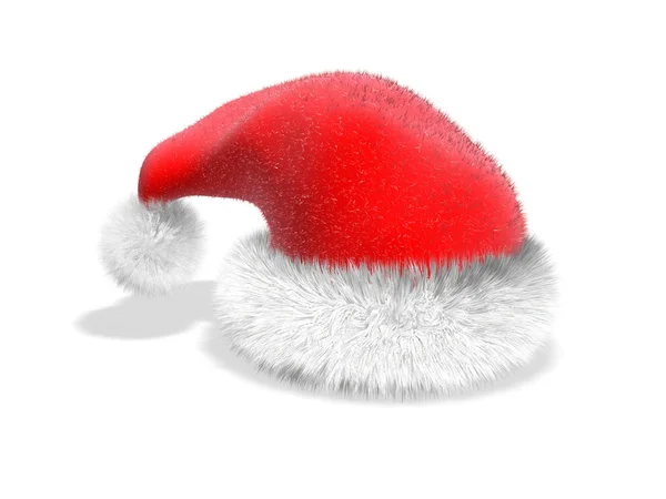 Santa hat isolated in white background — Stock Photo, Image