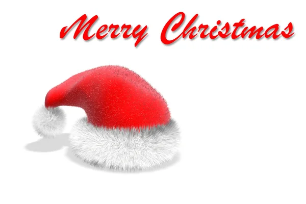 Santa hat isolated in white background — Stock Photo, Image