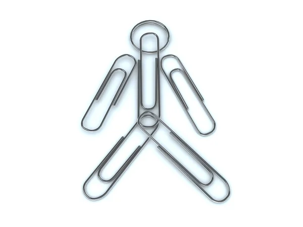 Paperclips sign — Stock Photo, Image