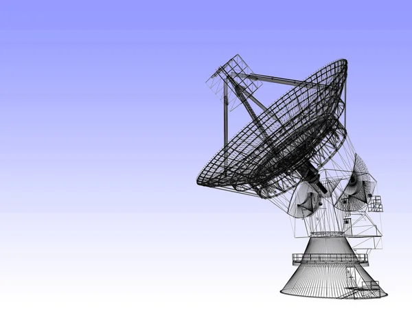 Satellitenschüssel — Stockfoto