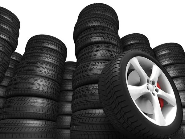 Big Tyres — Stock Photo, Image