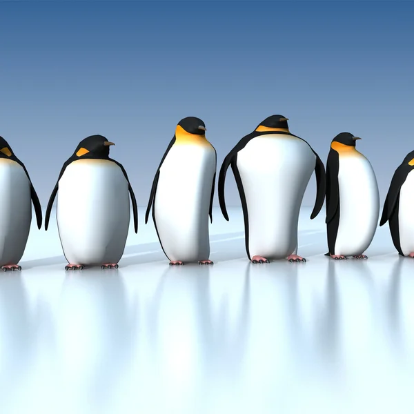 Fun penguins — Stock Photo, Image