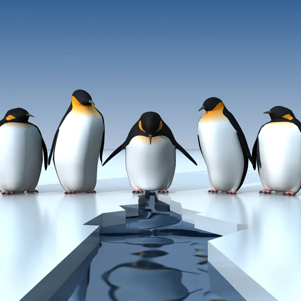 Fun penguins — Stock Photo, Image