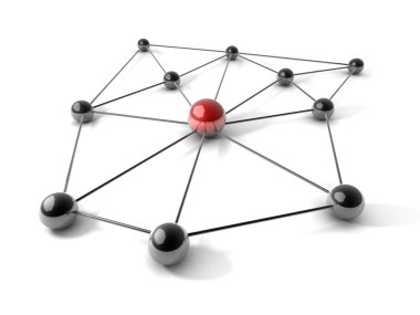 metafor iletişim. 3D çizim. kavram.