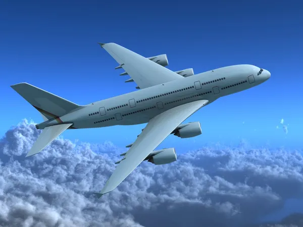 Super Hi-res airplane — Stock Photo, Image