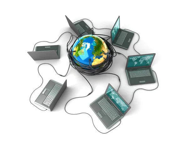 Global network the Internet — Stock Photo, Image