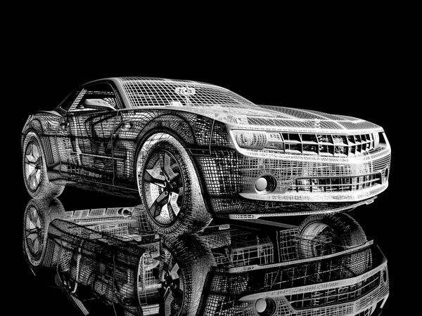 Wire car — Stock Photo, Image