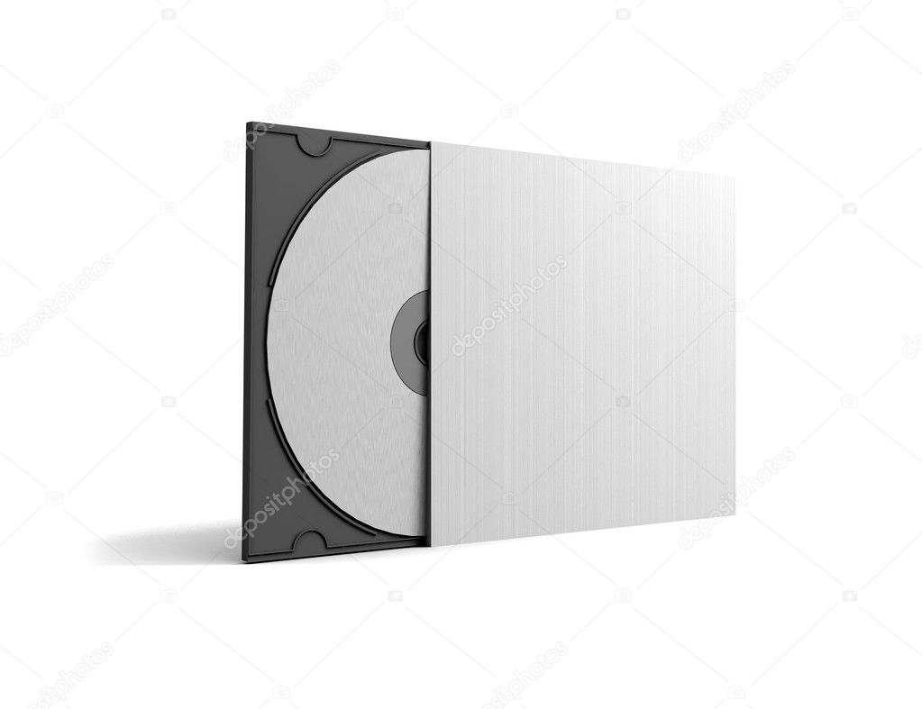 Blank DVD CD case and disc Stock Photo by ©ArchManStocker 27865253