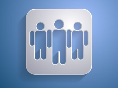 takım simgesi 3B vektör çizim