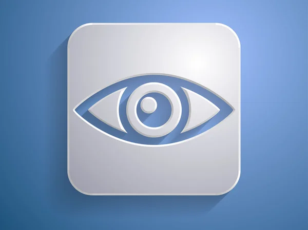 3D ilustrace vektorové ikony oka — Stockový vektor
