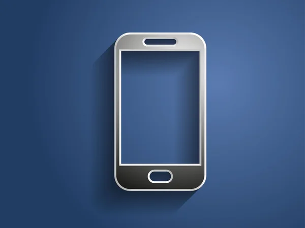 Illustration vectorielle 3d de l'icône du smartphone — Image vectorielle