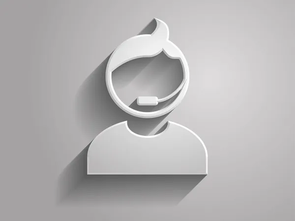 Illustration vectorielle 3d de l'icône de support — Image vectorielle