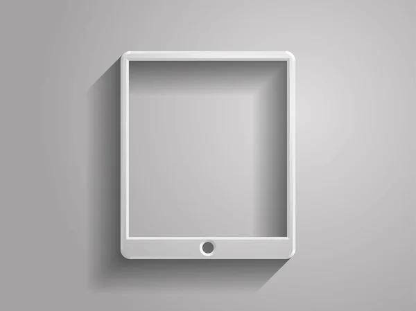 Ilustração vetorial 3d do ícone touchpad —  Vetores de Stock