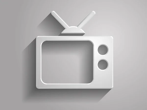 3D-vector tv pictogram — Stockvector