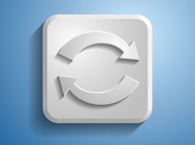 3d illustration of circulation icon