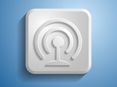 wifi simgesi 3D çizimi