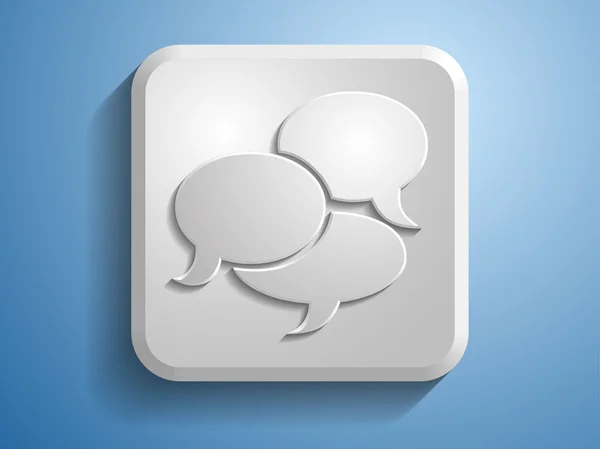 3d illustration of communication icon — Stock Photo, Image