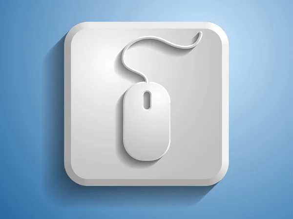 3d illustration of a mouse icon — Stock Photo, Image