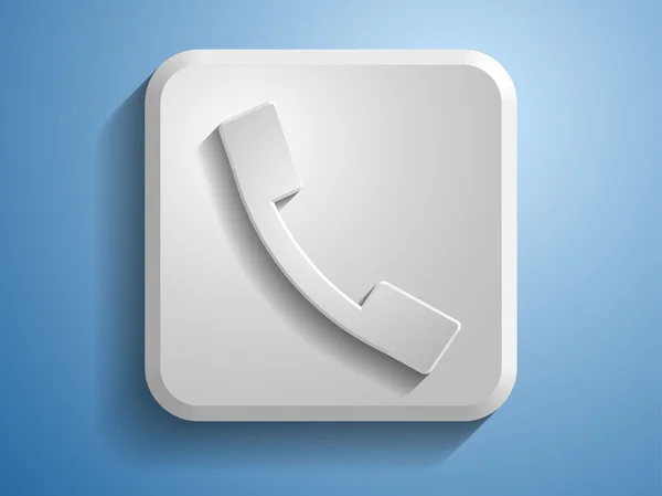 3d illustration of a phone icon — Stock fotografie