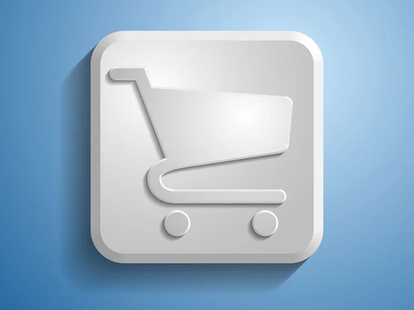 3d illustration of shopping chart icon — 图库照片